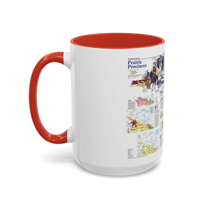 Canada - Prairie Provinces 2 (1995) (Map) Accent Coffee Mug