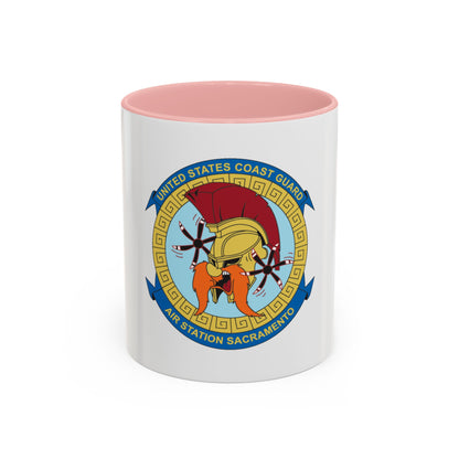 USCG AS Sacramento CA (U.S. Coast Guard) Accent Coffee Mug