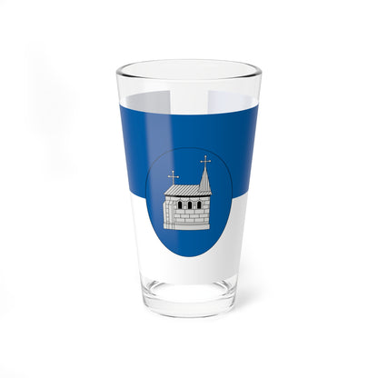 Flag of Budakeszi (Hungary) Pint Glass 16oz
