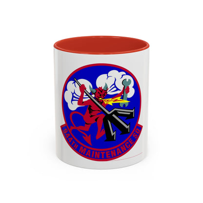 944 Maintenance Squadron AFRC (U.S. Air Force) Accent Coffee Mug