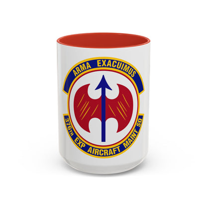 376th Expeditionary Aircraft Maintenance Squadron (U.S. Air Force) Accent Coffee Mug