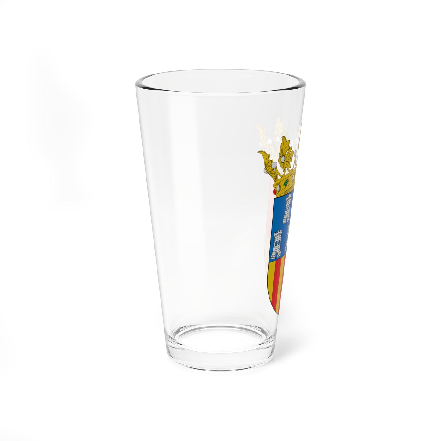 Escudo de Grañén (Spain) (Coat of Arms) Pint Glass 16oz