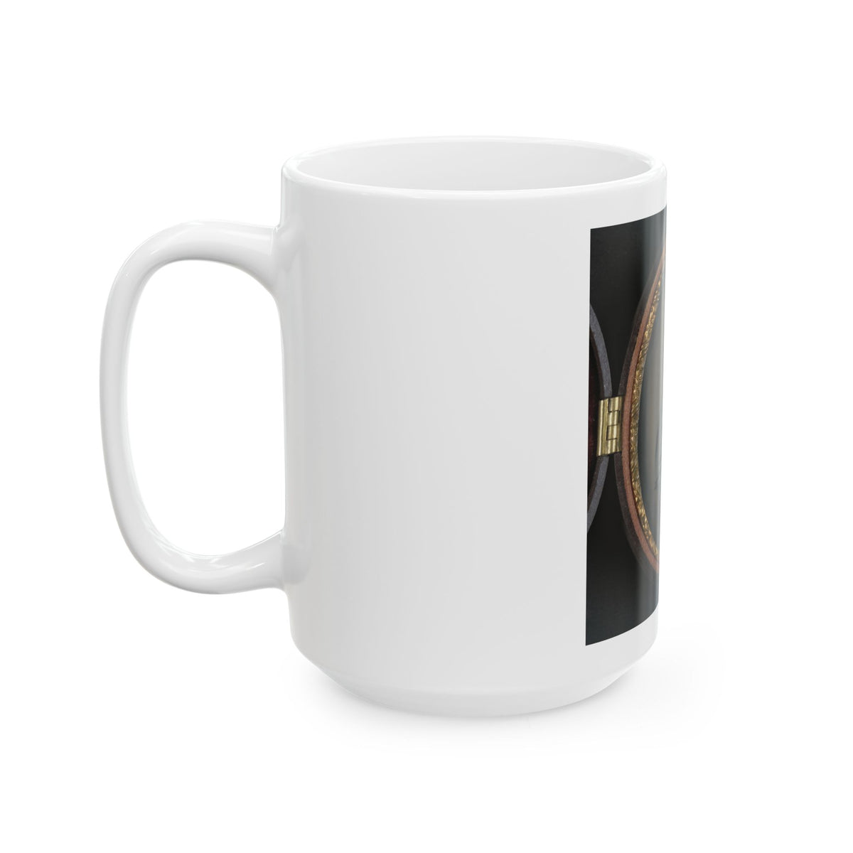 Unidentified Soldier In Union Great Coat (U.S. Civil War) White Coffee Mug