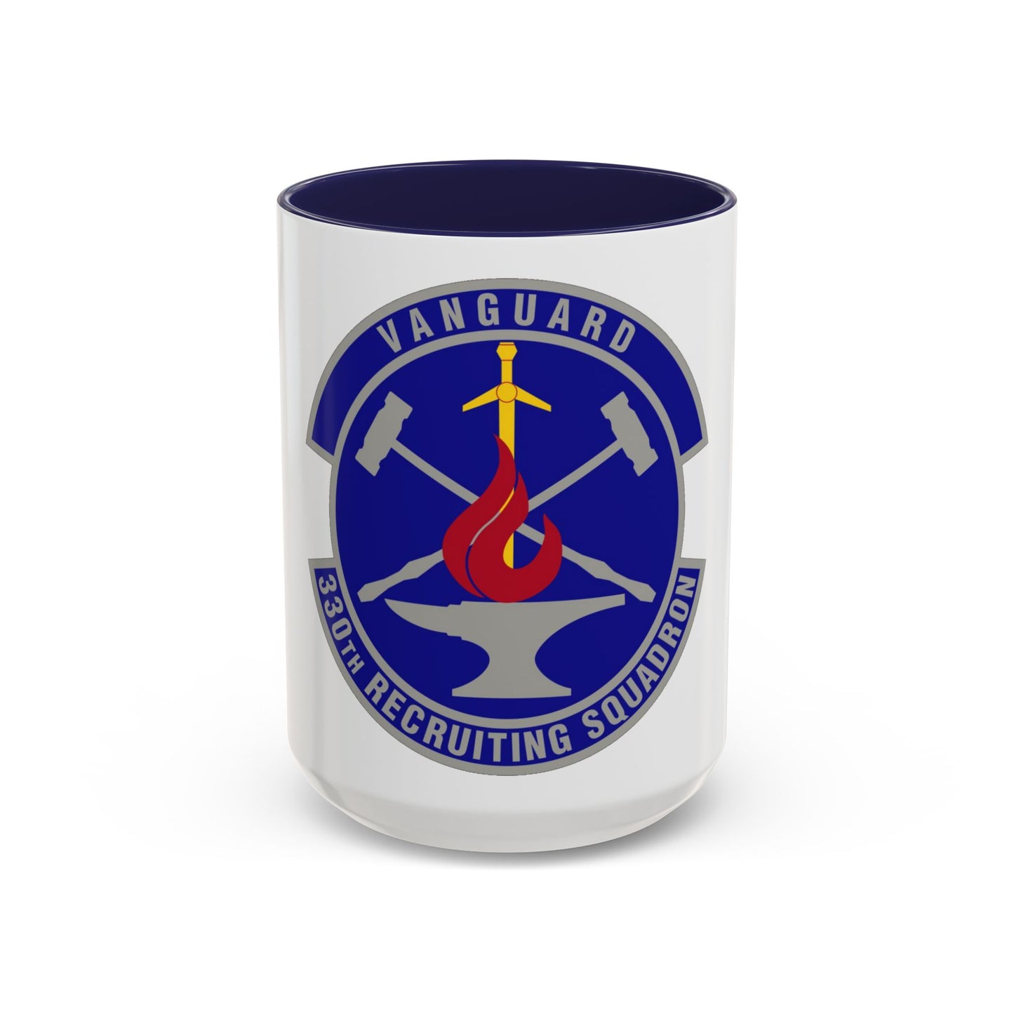 330 Recruiting Squadron AETC (U.S. Air Force) Accent Coffee Mug