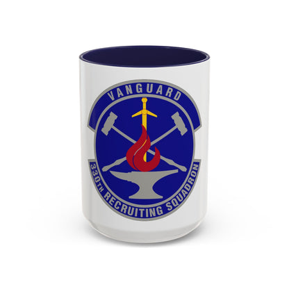 330 Recruiting Squadron AETC (U.S. Air Force) Accent Coffee Mug