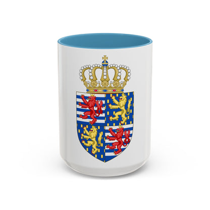 Lesser coat of arms of the Grand Duke of Luxembourg (2000) - Accent Coffee Mug