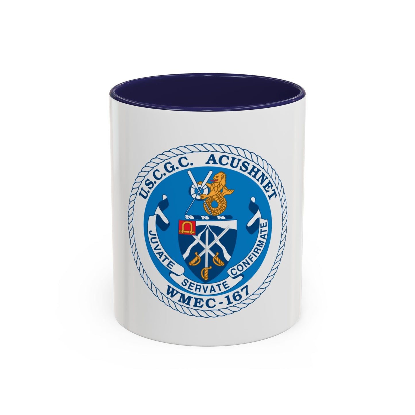 USCGC Acushnet WMEC 167 (U.S. Coast Guard) Accent Coffee Mug