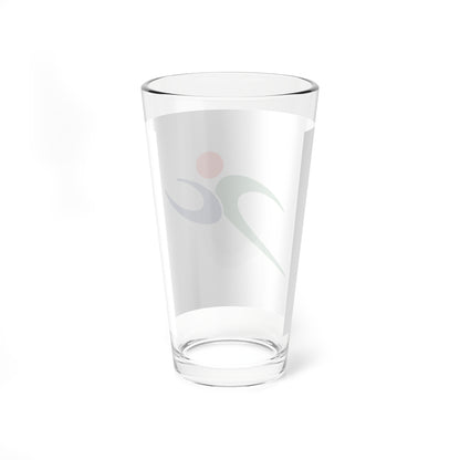 Flag of Fukutsu Fukuoka (Japan) Pint Glass 16oz
