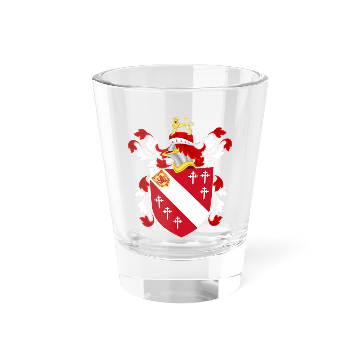 Coat of Arms of John Eager Howard (United States) (Coat of Arms) Shot Glass 1.5oz