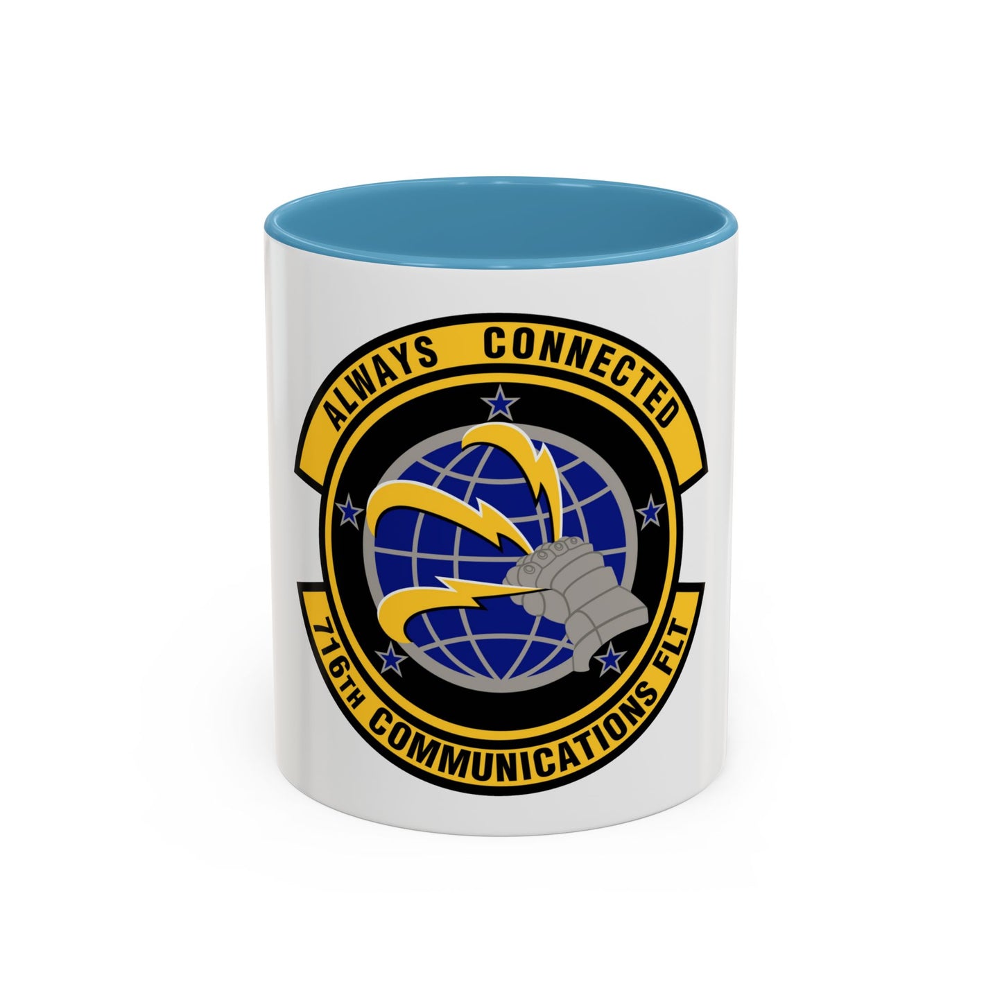 716th Communications Flight (U.S. Air Force) Accent Coffee Mug