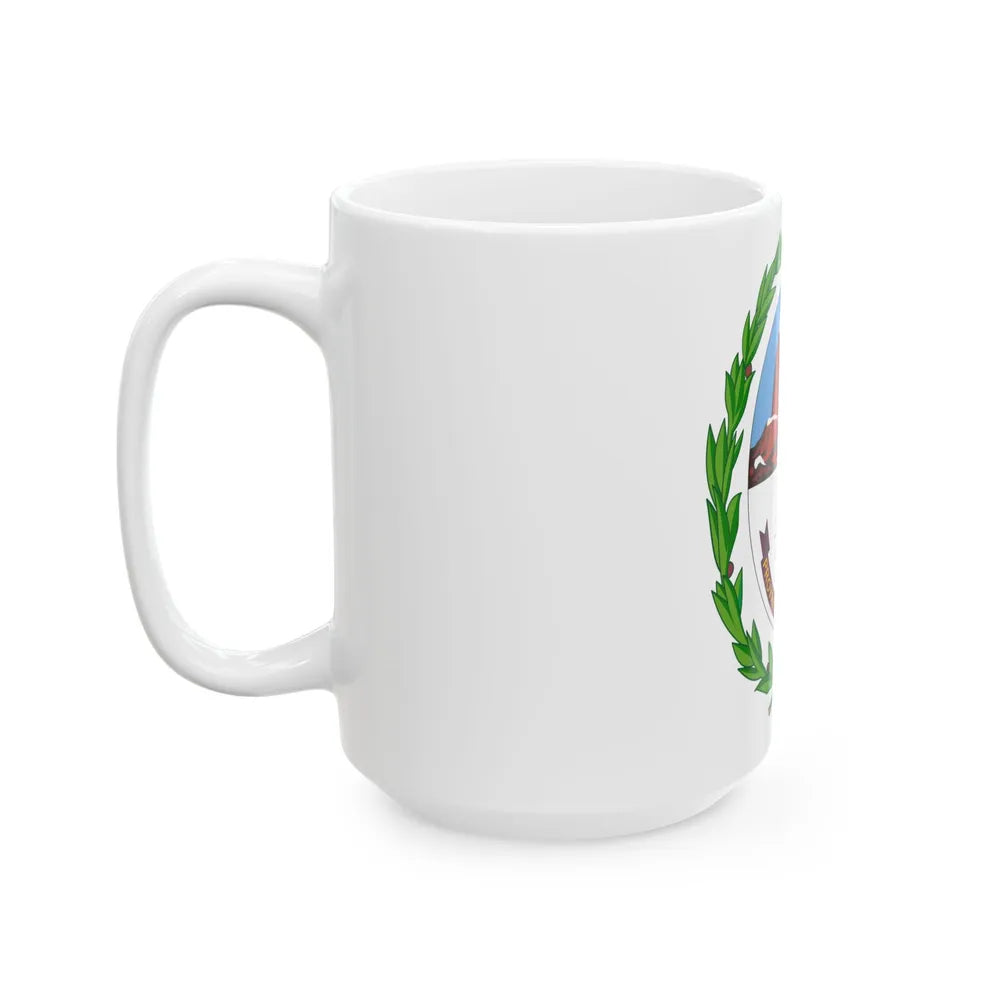 Coat of Arms Santa Cruz Argentina - White Coffee Mug-Go Mug Yourself