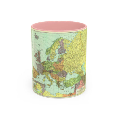 Europe and the Near East (1929) (Map) Accent Coffee Mug