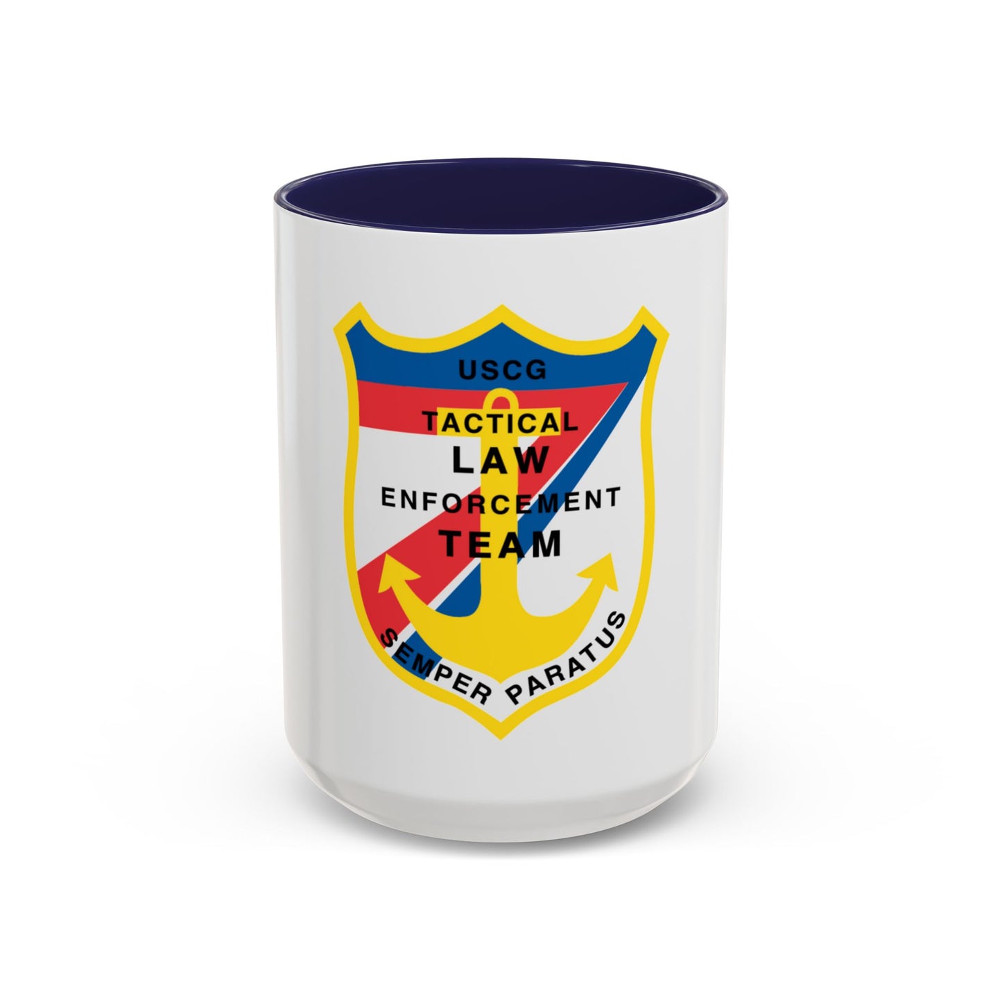 USCG Tactical Law Enforcement Team District 7 (U.S. Coast Guard) Accent Coffee Mug