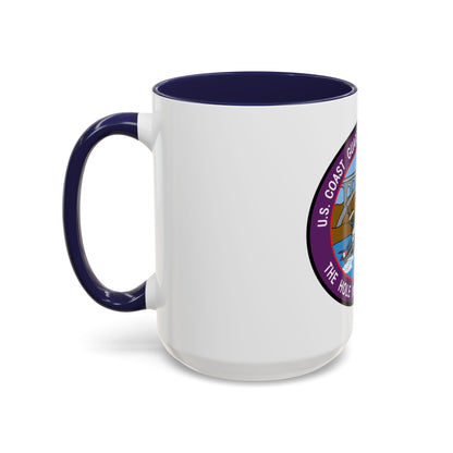 USCG Station Depoe Bay (U.S. Coast Guard) Accent Coffee Mug