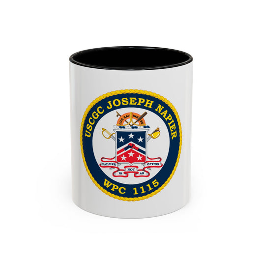 USCGC Joseph Napier WPC 115 (U.S. Coast Guard) Accent Coffee Mug