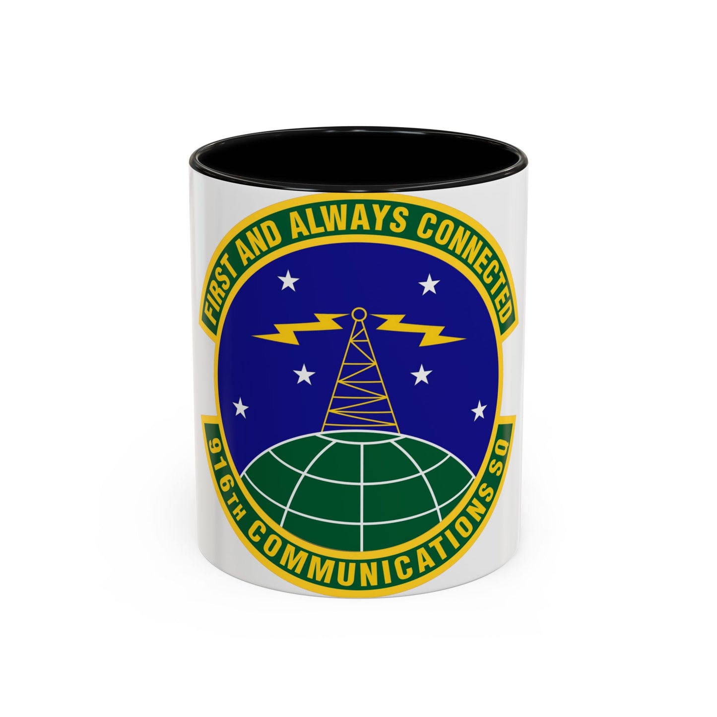 916th Communications Squadron (U.S. Air Force) Accent Coffee Mug