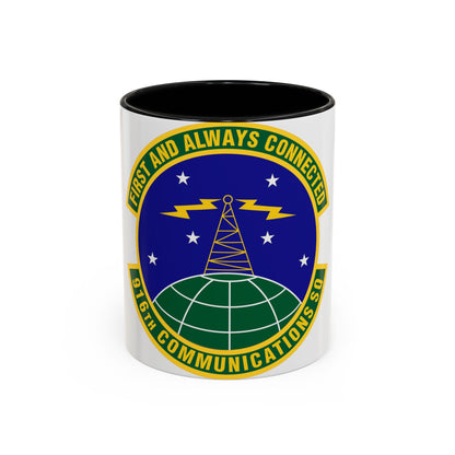 Tasse à café décorative du 916e Escadron de communications (US Air Force)