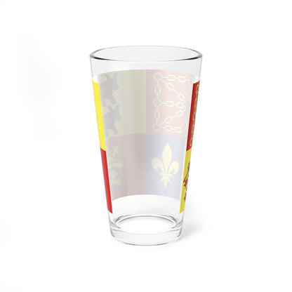 Drapeau propose pour les Pyrenees-atlantiques (France) Pint Glass 16oz