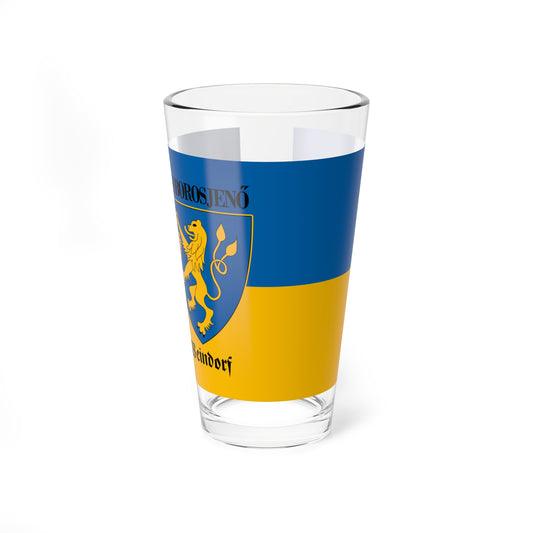 Flag of Pilisborosjeno (Hungary) Pint Glass 16oz
