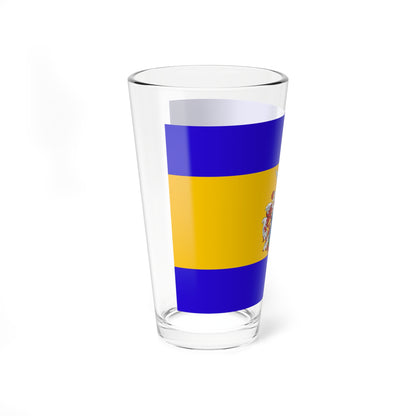 Flag of Debrecen ceremonial (Hungary) Pint Glass 16oz