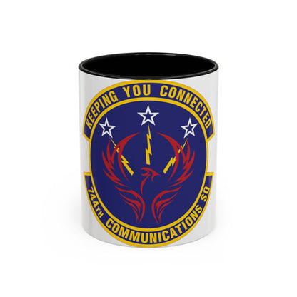 744th Communications Squadron (U.S. Air Force) Accent Coffee Mug