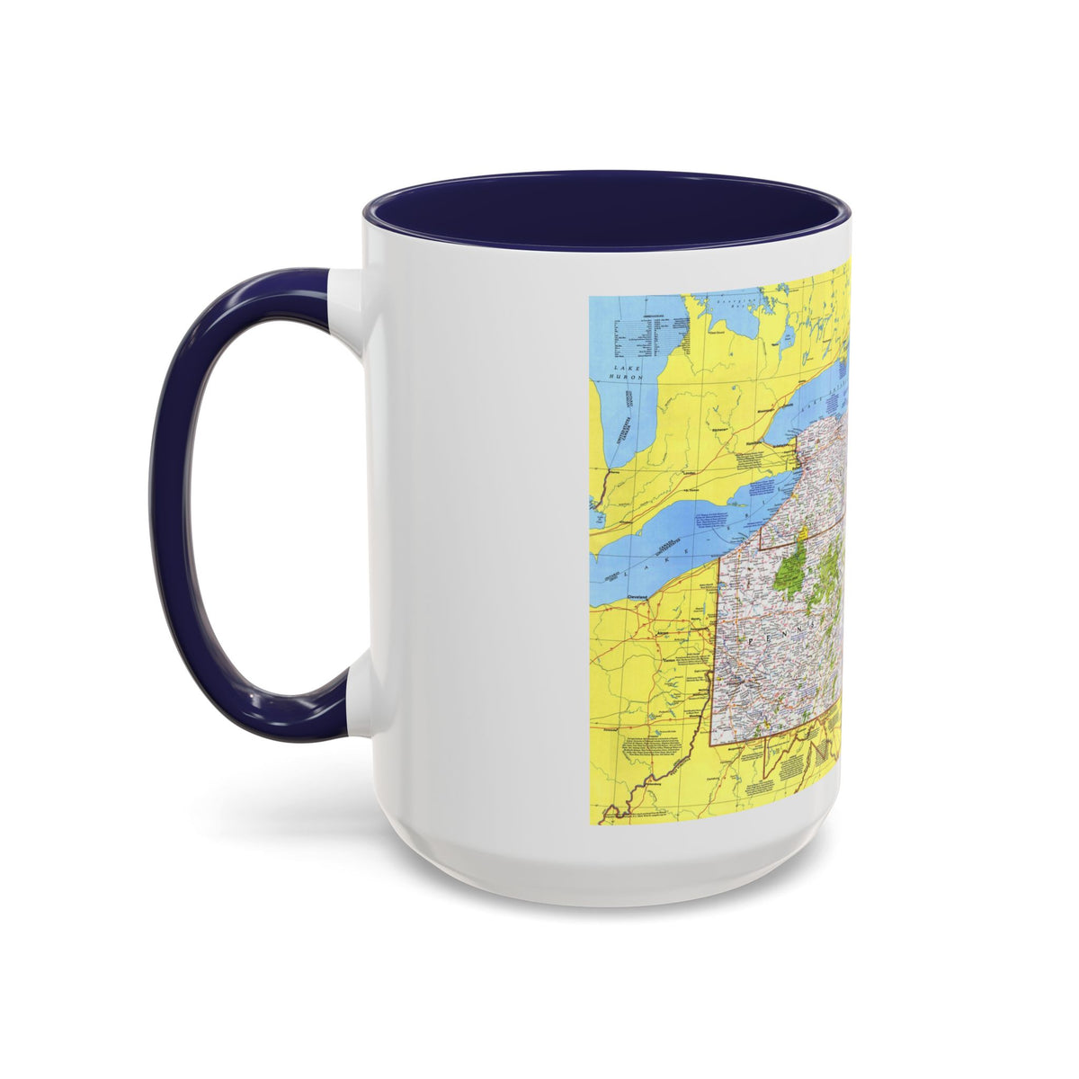 USA - Northeast 1 (1978) (Map) Accent Coffee Mug