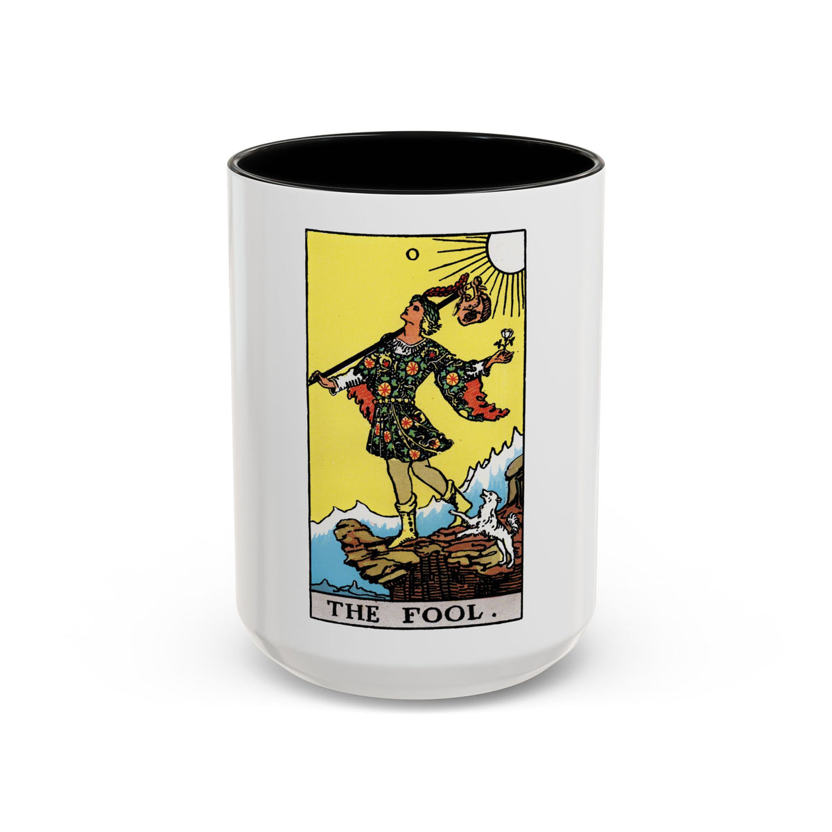 The Fool (Tarot Card) Accent Coffee Mug