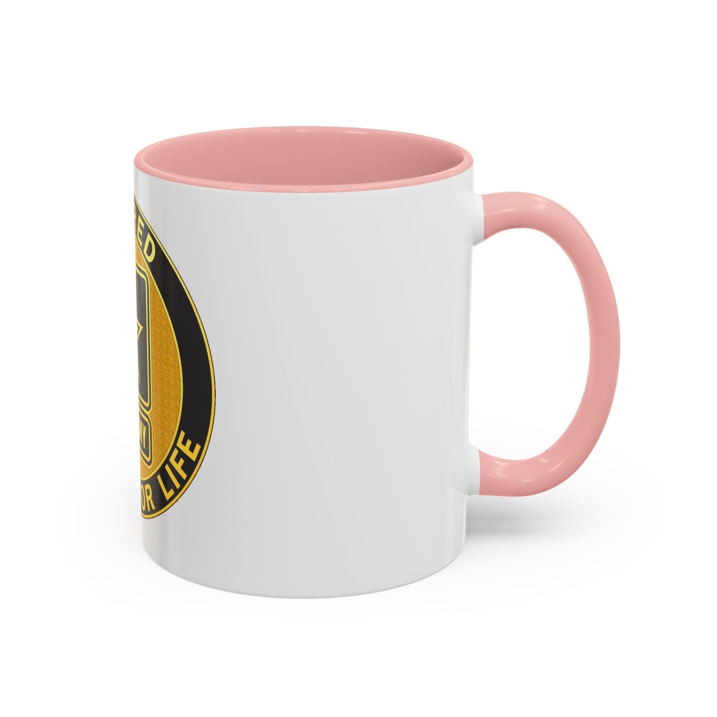 Retired Service Identification Badge (U.S. Army) Accent Coffee Mug