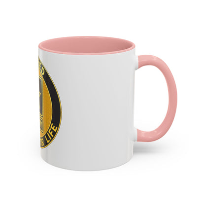 Retired Service Identification Badge (U.S. Army) Accent Coffee Mug