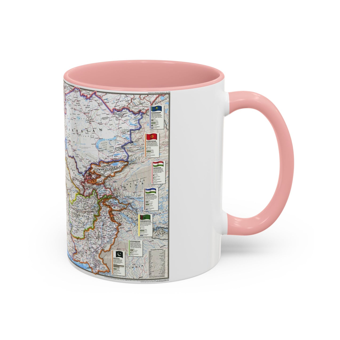 Caspian Region- Promise and Peril (1999) (Map) Accent Coffee Mug