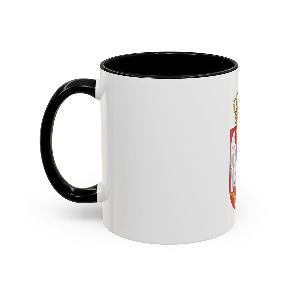 Coat of arms of Serbia 2 - Accent Coffee Mug