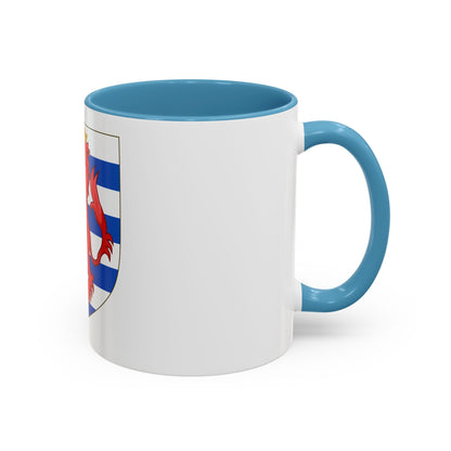 Coat of Arms of the House of Lusignan (Kings of Cyprus) - Accent Coffee Mug