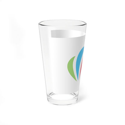 Flag of Namegata Ibaraki (Japan) Pint Glass 16oz