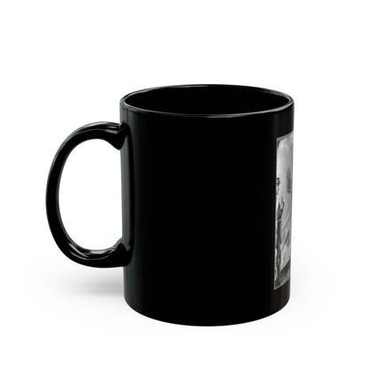 Lewis Payne, Lincoln Conspirator, Full-Length Portrait, Standing In Front Of Tent, Facing Right (U.S. Civil War) Black Coffee Mug
