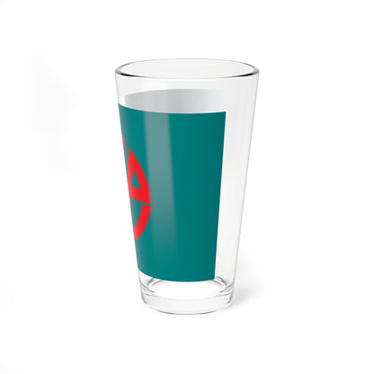 Flag of Miharu Fukushima (Japan) Pint Glass 16oz