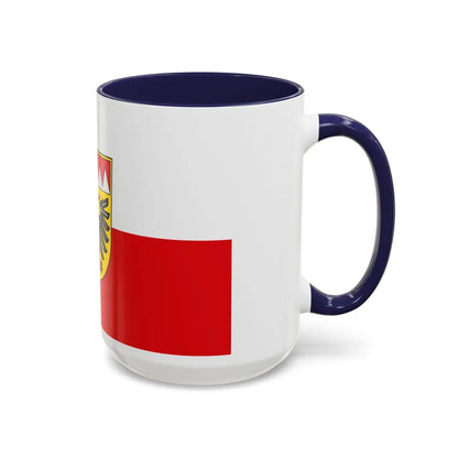 Flag of Ansbach Germany - Accent Coffee Mug-Go Mug Yourself