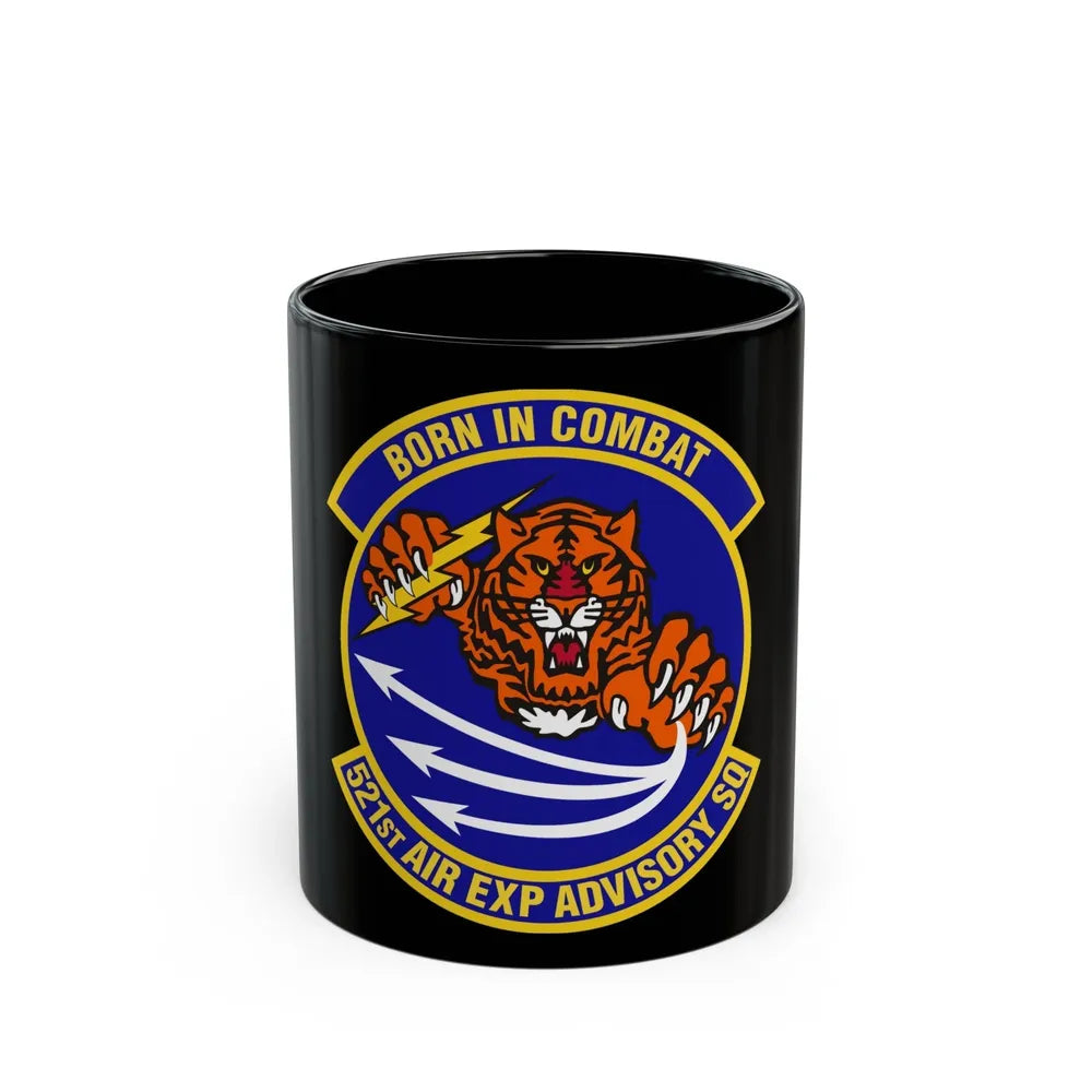 521st Air Expeditionary Advisory Squadron (U.S. Air Force) Black Coffee Mug-11oz-Go Mug Yourself