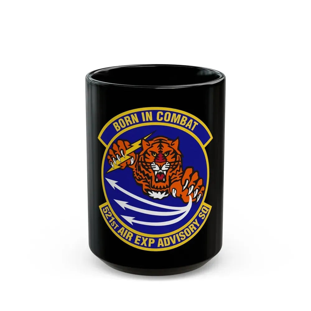 521st Air Expeditionary Advisory Squadron (U.S. Air Force) Black Coffee Mug 15oz - Go Mug Yourself