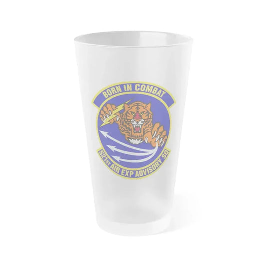 521st Air Expeditionary Advisory Squadron (U.S. Air Force) Frosted Pint Glass 16oz Default Title - Go Mug Yourself