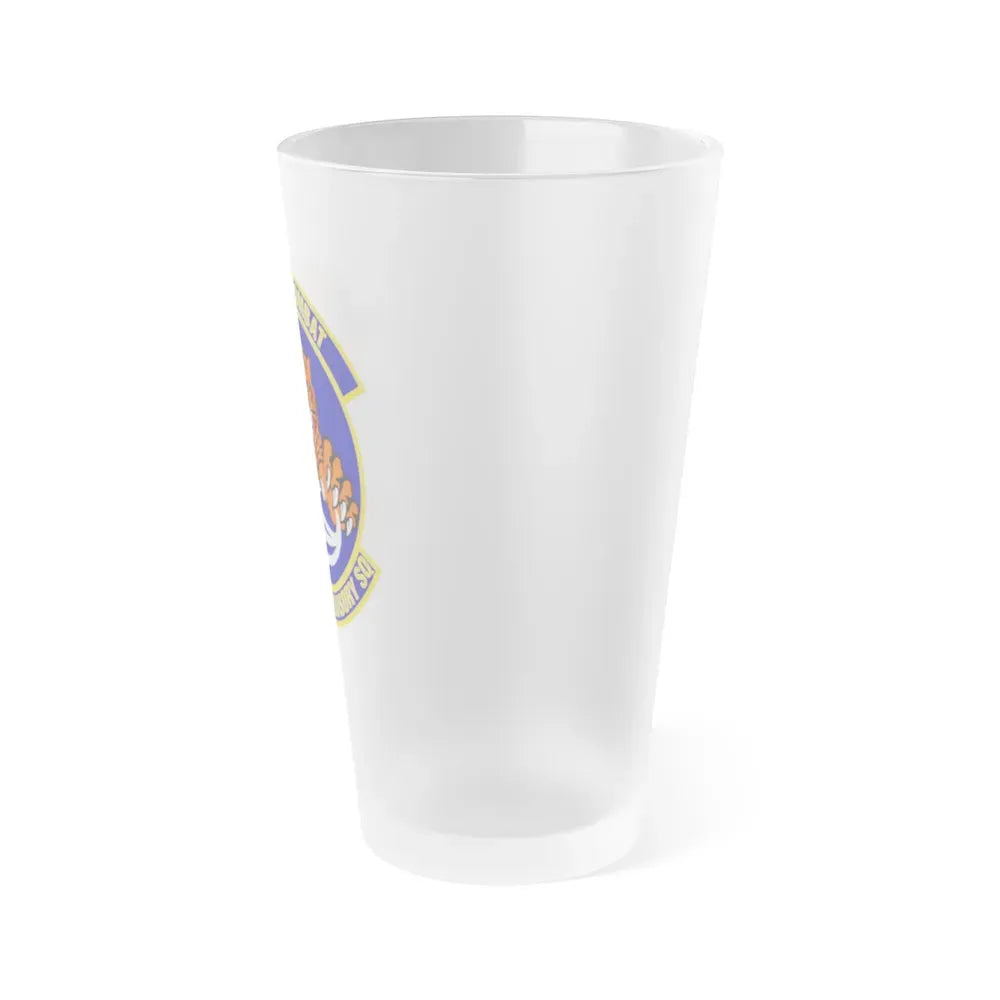 521st Air Expeditionary Advisory Squadron (U.S. Air Force) Frosted Pint Glass 16oz - Go Mug Yourself