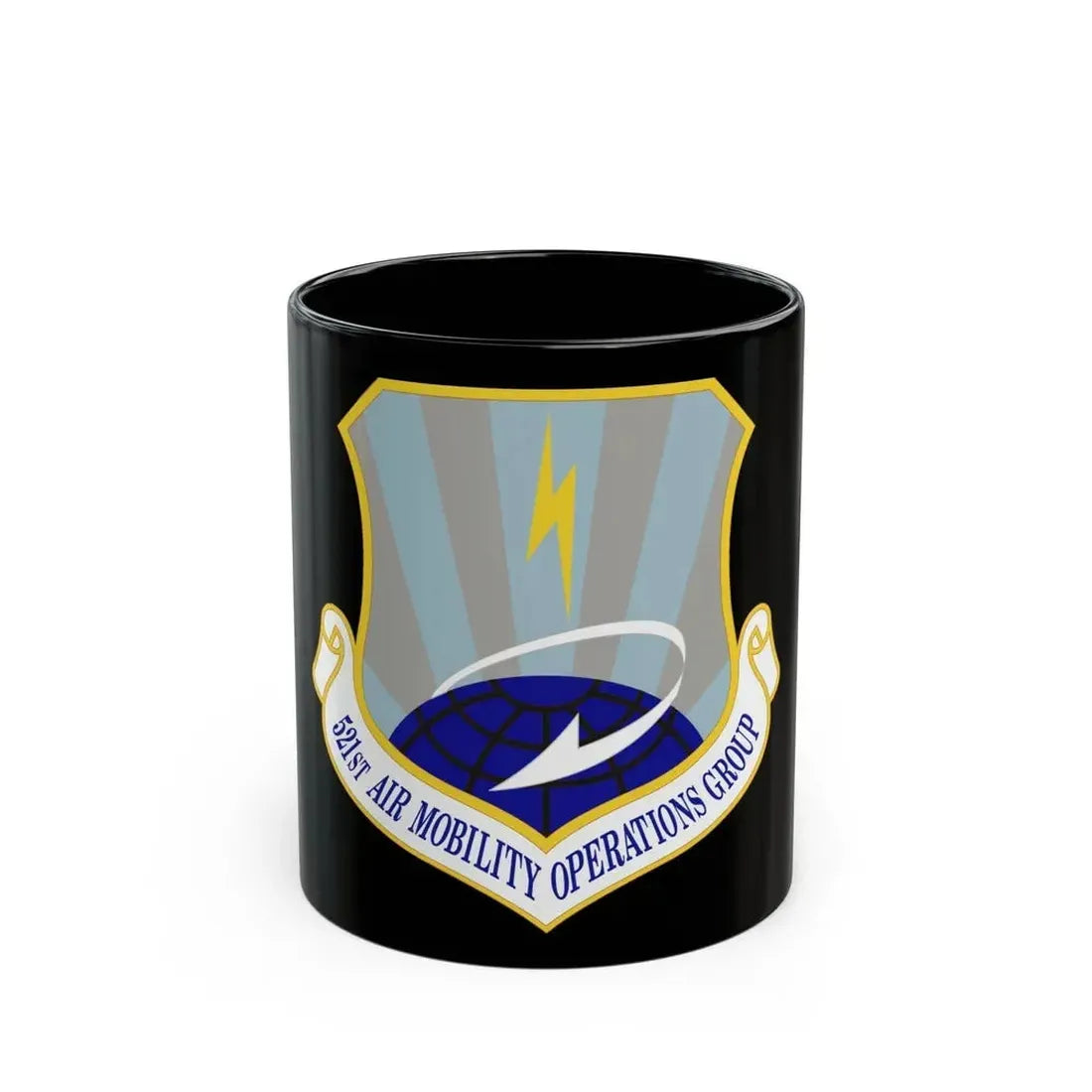 521st Air Mobility Operations Group (U.S. Air Force) Black Coffee Mug 11oz - Go Mug Yourself