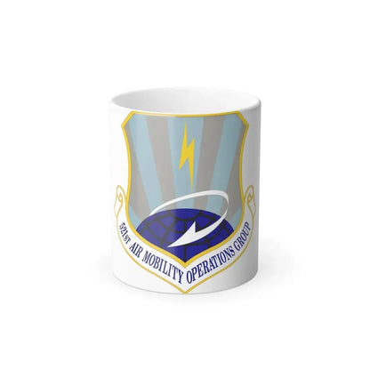 521st Air Mobility Operations Group (U.S. Air Force) Color Changing Coffee Mug 11oz - Go Mug Yourself