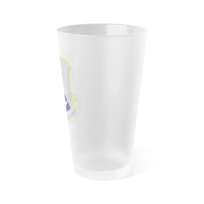 521st Air Mobility Operations Group (U.S. Air Force) Frosted Pint Glass 16oz - Go Mug Yourself