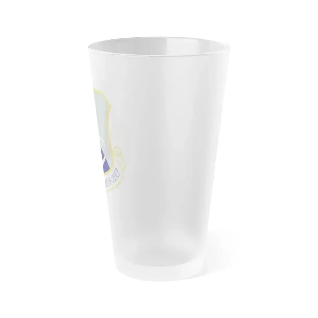 521st Air Mobility Operations Group (U.S. Air Force) Frosted Pint Glass 16oz - Go Mug Yourself