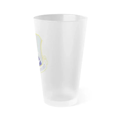 521st Air Mobility Operations Group (U.S. Air Force) Frosted Pint Glass 16oz - Go Mug Yourself
