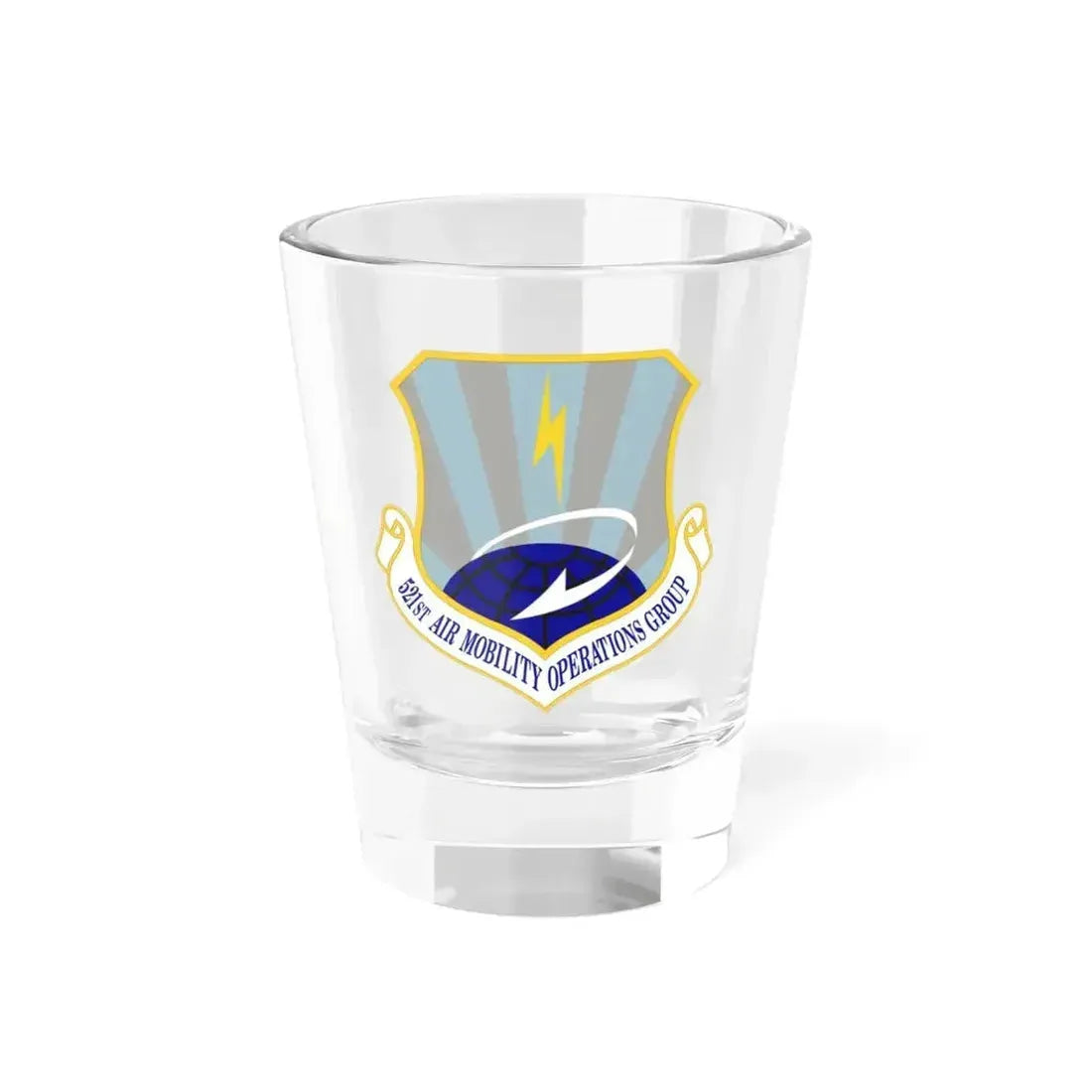 521st Air Mobility Operations Group (U.S. Air Force) Shot Glass 1.5oz 1.5oz - Go Mug Yourself