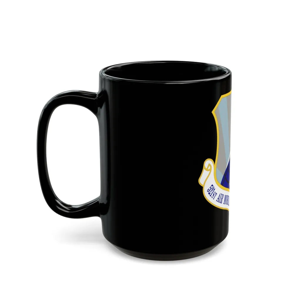 521st Air Mobility Operations Wing (U.S. Air Force) Black Coffee Mug-Go Mug Yourself