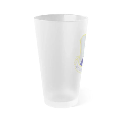 521st Air Mobility Operations Wing (U.S. Air Force) Frosted Pint Glass 16oz - Go Mug Yourself