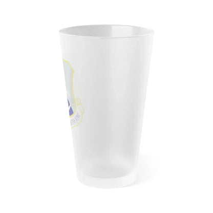 521st Air Mobility Operations Wing (U.S. Air Force) Frosted Pint Glass 16oz - Go Mug Yourself