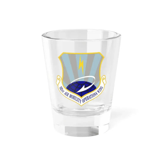 521st Air Mobility Operations Wing (U.S. Air Force) Shot Glass 1.5oz 1.5oz - Go Mug Yourself